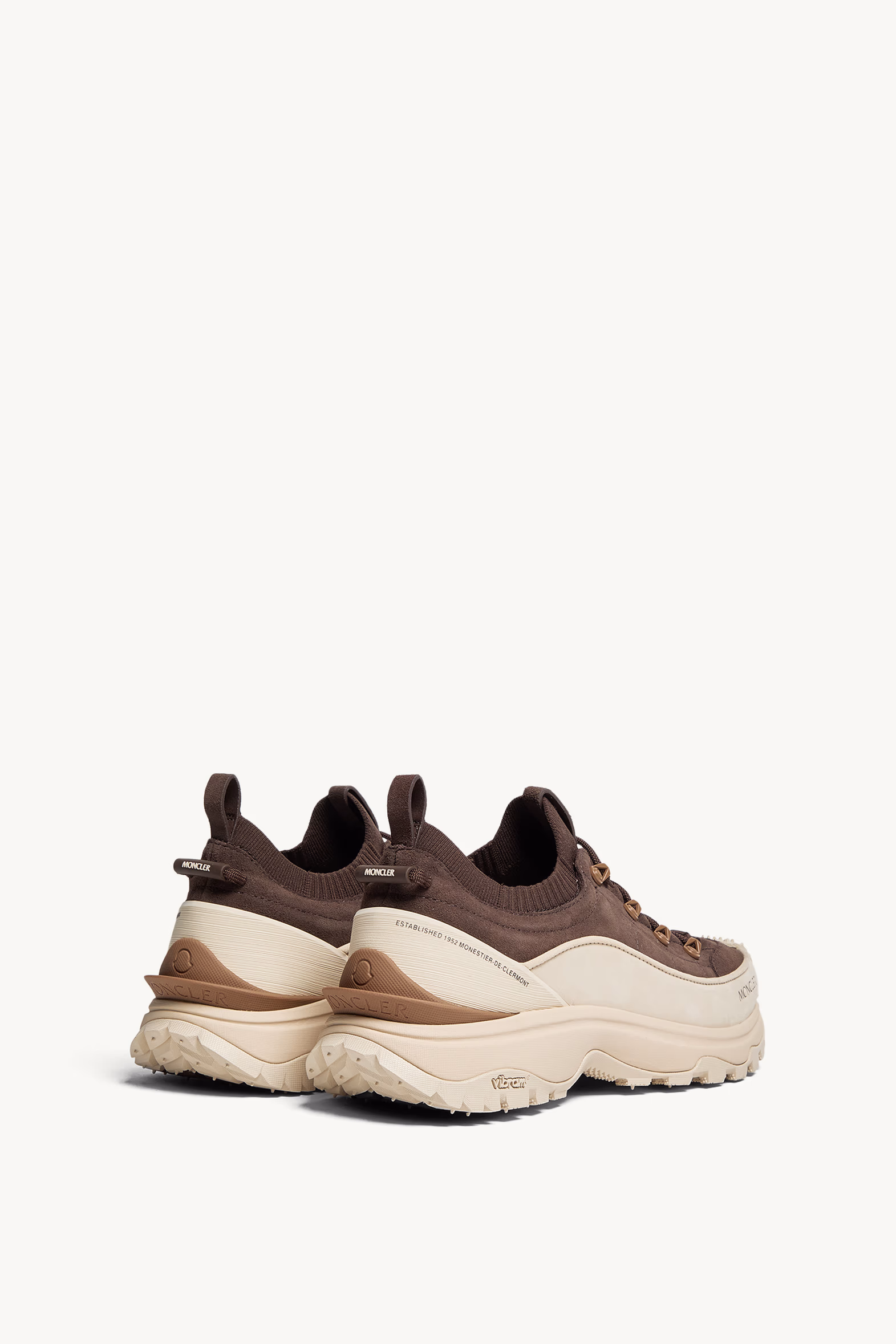 Trailgrip Lite3 Nubuck & Suede Sneakers Men Brown Moncler 5